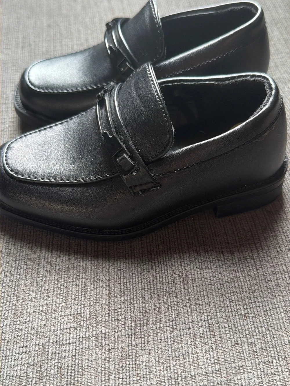 Classic Black toddler/baby Slip-On Loafers - Dress Casual Size 5C